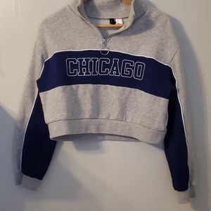 H&M Chicago Crop Top Sweater